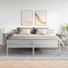 vidaXL Nachttische 2 Stk. Grau Sonoma 46,5x29x61 cm Holzwerkstoff