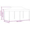 vidaXL Faltzelt Pop-Up 3x6 m Blau