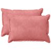 vidaXL Kissenbezug 2 pcs HOUTEN Rosa 40 x 60 cm Samt