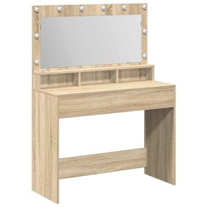 vidaXL Schminktisch Sonoma-Eiche 100 x 41 x 135 cm Holzwerkstoff