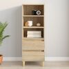 vidaXL Highboard Sonoma-Eiche 40x36x110 cm Holzwerkstoff