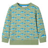 Kinder-Sweatshirt Hellkhaki 140