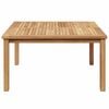 vidaXL Couchtisch Braun 85 x 85 x 45 cm Massivholz Teak