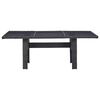 vidaXL 7-tlg. Garten-Essgruppe Poly Rattan Schwarz