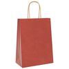 vidaXL Papiertragetaschen 50 Stk. mit Henkeln Rot 21x11x28 cm