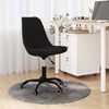 vidaXL Esszimmerstuhl Drehbar Schwarz Stoff