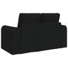 vidaXL Schlafsofa 60cm Schwarz Stoff