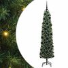 vidaXL K&uuml;nstlicher Weihnachtsbaum mit 300 LEDs mit St&auml;nder Gr&uuml;n 180 cm