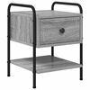 vidaXL Nachttisch Grau Sonoma 35 x 36,5 x 47 cm Holzwerkstoff