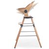 CHILDHOME Hochstuhl-Sitz Evolu Newborn Holz Natur Anthrazit