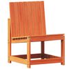 vidaXL Gartenstuhl Wachsbraun 50,5x55x77 cm Massivholz Kiefer