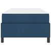 vidaXL Boxspringbett mit Matratze Blau 90 x 190 cm Stoff