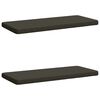 vidaXL 2-teilige Bankkissen VUGHT 2 stk. 100 % Polyester Anthrazit