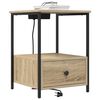 vidaXL Nachttisch Sonoma-Eiche 42 x 41 x 56 cm Holzwerkstoff