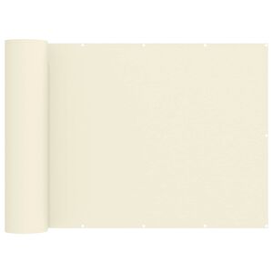 vidaXL Balkon Sichtschutz 200 x 300 cm Stoff mit PU-Beschichtung Creme