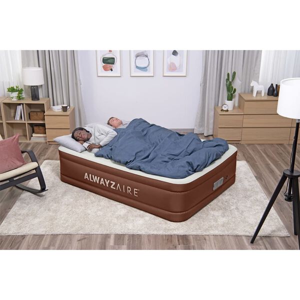Bestway Luftbett AlwayzAire mit Integrierter Pumpe 203x152x51 cm