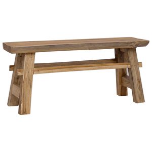 vidaXL Bank Natur 100 x 29 x 43,5 cm Massivholz Teak