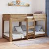 vidaXL Etagenbett f&uuml;r Kinder Artisan-Eiche 100 x 190 cm Holzwerkstoff