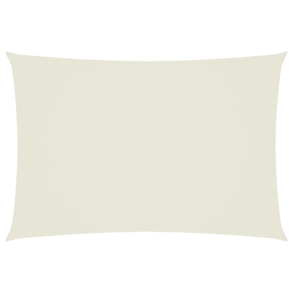 vidaXL Sonnensegel Oxford-Gewebe Rechteckig 2,5x4,5 m Creme