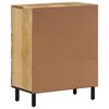 vidaXL Beistellschrank 60x33x75 cm Massivholz Mango