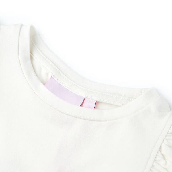 Kinder-T-Shirt Ecru 128