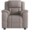 vidaXL Massagesessel Taupe Stoff