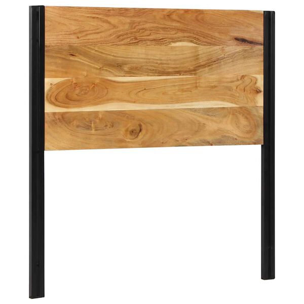 vidaXL Kopfteil 100 cm Massivholz Akazie und Eisen