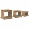 vidaXL Couchtisch 3 pcs Artisan-Eiche 48 x 45 x 45 cm Holzwerkstoff