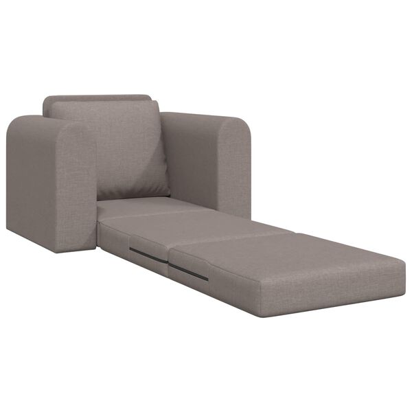 vidaXL Schlafsofa Taupe 98 x 71 x 83 cm Stoff