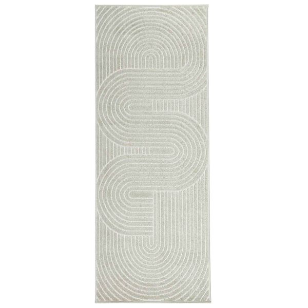 vidaXL Bereichsteppiche PALMERAS Gr&uuml;n 80 x 200 cm Polyester