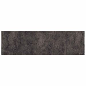 vidaXL K&uuml;chen Teppich Schwarzer Beton 150 x 45 cm 100% Polyamid
