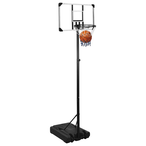 vidaXL Basketballständer Transparent 235-305 cm Polycarbonat