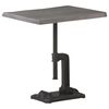 vidaXL Beistelltisch Grau 45x35x48 cm Massivholz Akazie Gusseisen