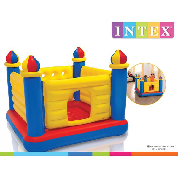 Intex Aufblasbare H&uuml;pfburg Jump-O-Lene Schloss PVC