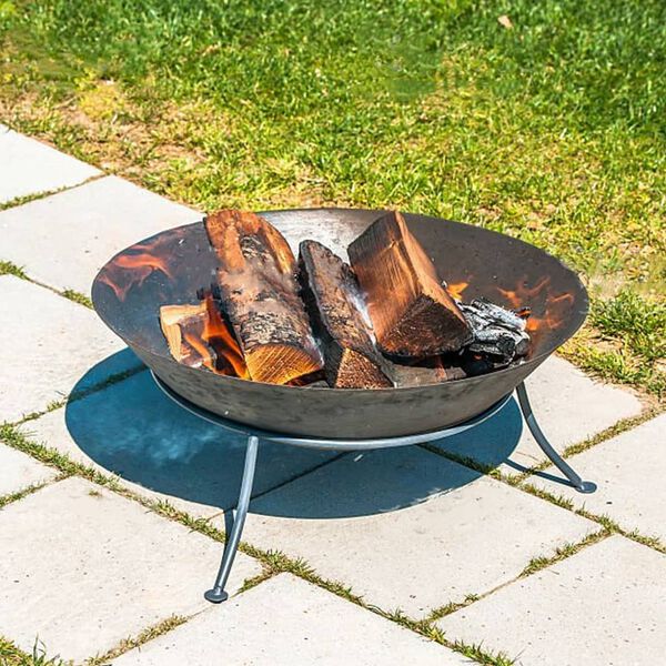 Lund Feuerschale 60 cm Durchmesser Schwarz