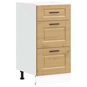 vidaXL K&uuml;chenunterschrank Porto Artisan-Eiche Holzwerkstoff