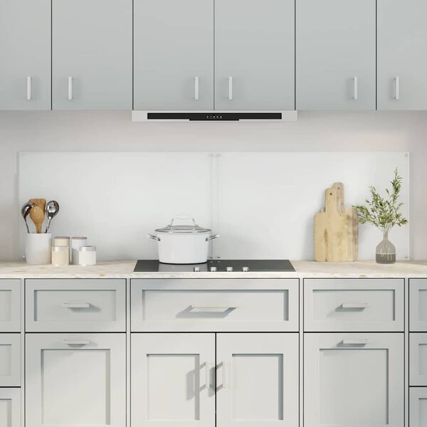 vidaXL K&uuml;chenr&uuml;ckwand 2 pcs Transparent 90 x 50 cm Geh&auml;rtetes Glas