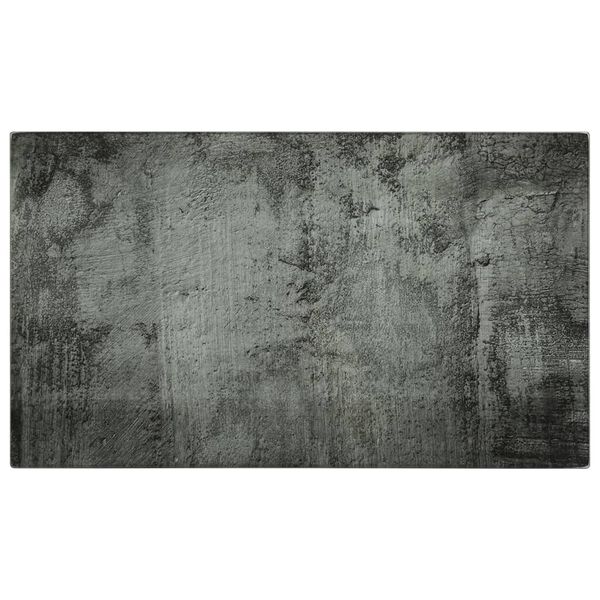 vidaXL Schneidebretter 2 Stk. in Betonoptik Hartglas