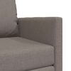 vidaXL Schlafsofa 60cm Taupe Stoff