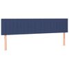 vidaXL Kopfteile 2 Stk. Blau 80x5x78/88 cm Stoff