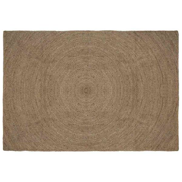 vidaXL Bereichsteppiche Rechtwinklig Grau 200 x 290 cm Jute