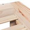 vidaXL Massivholzbett ohne Matratze 90x200 Kiefernholz
