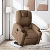 vidaXL Relaxsessel mit Aufstehhilfe Elektrisch Braun Stoff