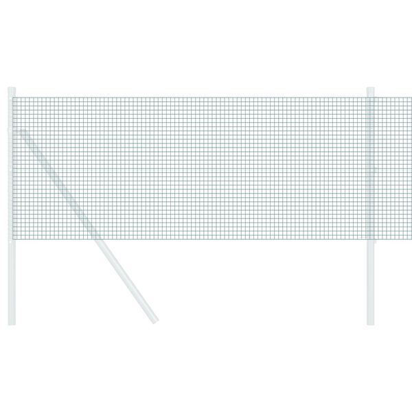 vidaXL Geschwei&szlig;ter Drahtzaun Gr&uuml;n 0.4 x 50 m