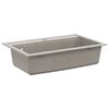 vidaXL Waschbecken Grau 795 x 505 mm Granit