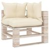 vidaXL 5-tlg. Garten-Lounge-Set aus Paletten mit Kissen Kiefernholz
