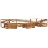 vidaXL Outdoor-Sofagarnitur 8 Stk. Natur Massivholz Akazie
