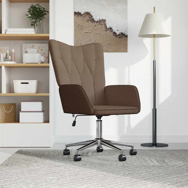 vidaXL Relaxsessel Braun Stoff
