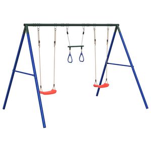 vidaXL Schaukel-Set mit Schaukelsitzen und Trapez