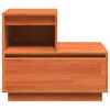 vidaXL Nachttisch 2 pcs Wachsbraun 60 x 34 x 51 cm Holzwerkstoff